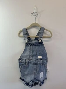 Size: 18 Months - 7 For All Manking Denim Overalls - Very Cute! - Bild 1 von 2
