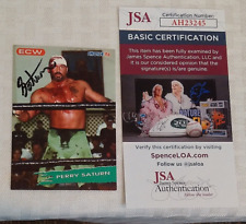 1996 Choice ECW Arena Exclusive SATURN Rookie Card RC Autographed Signed JSA WWF