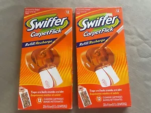 X2 SWIFFER confezione di ricarica con film tappeto di 12 cartucce pulizia interrotte - Foto 1 di 2