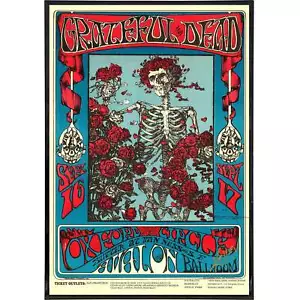 Grateful Dead 1966 Show Poster Print - Picture 1 of 4