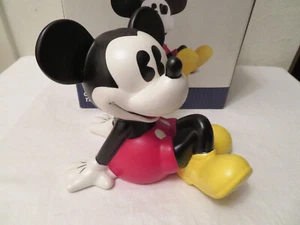 Disney Mickey Mouse Ceramic Bank w Box - Picture 1 of 11
