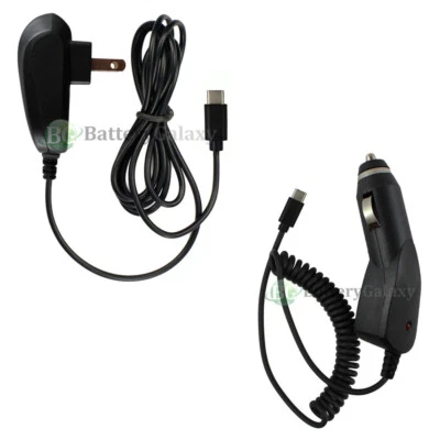 Type-C USB Wall Home+Car Charger FAST for Coolpad Legacy/Legacy S/Sonim XP5s XP8 - Image 1 of 4