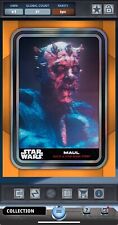 Topps Star Wars Card Trader SW23 Maul Orange Short Prints 150cc EPIC  *DIGITAL*