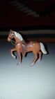 Vintage metal horse figurine 4"x3.5