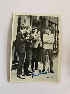 1964 O-Pee-Chee The Beatles blanco y negro #54 John, Paul, George, Ringo (v.A) - Imagen 1 de 2