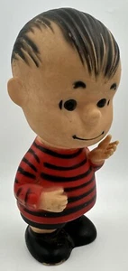 Vintage Peanuts LINUS United Feature Syndicate Rubber Figurine 9" Retro - Picture 1 of 8