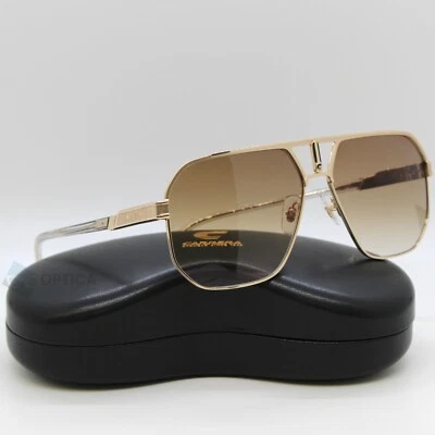 NUEVO Gafas de sol Carrera 1062/S Navegador de metal dorado/lente degradada marrón - J5G Foto 1 de 4
