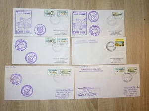 6 x Pli Station Polaire POLARPOST MAIL ROSS DEPENDENCY NEUSEELAND (1985) - Bild 1 von 4