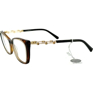 Swarovski SK5383 Womens Plastic Eyeglass Frame 047 Light Brown 54-14 - Picture 1 of 5
