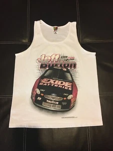 Vintage NASCAR Jeff Burton Exide Roush Racing Tank Top Herren Gr. M - Bild 1 von 9