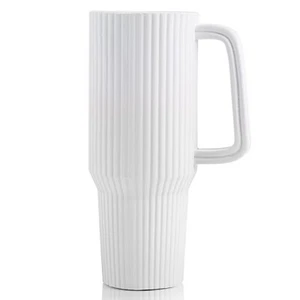 White Vase Ceramic Vase for Flowers Vase with Handle Modern Home Decoration a... - Picture 1 of 6