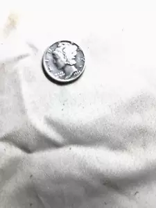 1942-Mercury Silver Dime AU FREE SHIPPING - Picture 1 of 9
