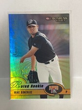 2003 Donruss Stat Line MIKE GONZALEZ #67 - National Convention Embossed 1/1