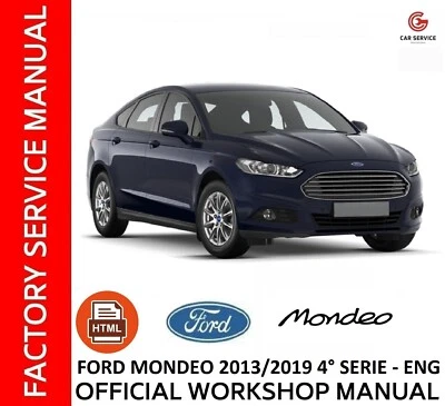 FORD MONDEO MK4 2013/2019 - WORKSHOP MANUAL REPAIR SERVICE WIRING DIAGRAMS - ENG - Image 1 of 4