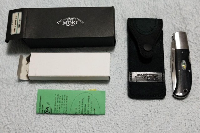 MOKI TS-535STM/S Handmade Steak Knife (Linen Micrta Handle)