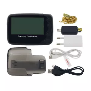 Programmable Alphanumeric Pager Charging POCSAG Pager Emergency Text Receiver #T - Picture 1 of 8