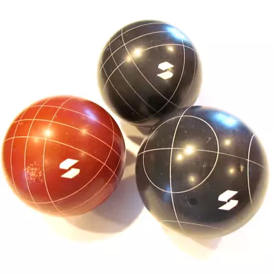 Sportcraft Collectible Replacement Bocce Ball Choice Red Gray Square Line Circle - Image 1 of 4