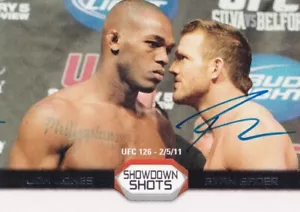 Ryan Bader Signed 2011 Topps UFC Moment of Truth Showdown Shots 126 Card #SS-JB - Picture 1 of 24
