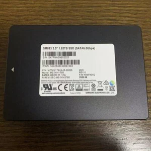Samsung SM883 1.92TB SSD 2.5 SATA 6.0G MZ-7KH1T90 MZ7KH1T9HAJR -00005 hxm7404Q - Picture 1 of 2