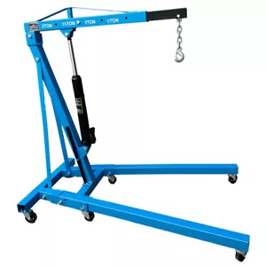 Taurus Legend 2 Ton Engine Crane 2000kg Blue Folding Hoist Heavy Duty - Picture 1 of 8