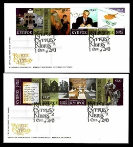 Sobres Cypress #1138 2010 primer día - juego de 2 - Cypress a través de los tiempos (E #199) - Imagen 1 de 1