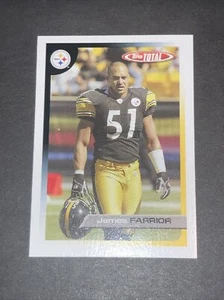 2005 Topps Total James Farrior #223 Pittsburg Steelers - Picture 1 of 2