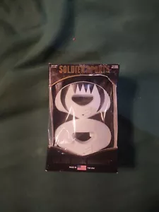 Protector de labios deportivo soldado protector bucal fútbol blanco talla única se adapta a todos NUEVO - Imagen 1 de 4