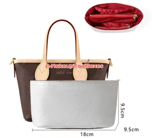 Dupont Paper Organizer Insert Liner Shaper Inner Bag For LV Neverfull BB S92 - Picture 1 of 9
