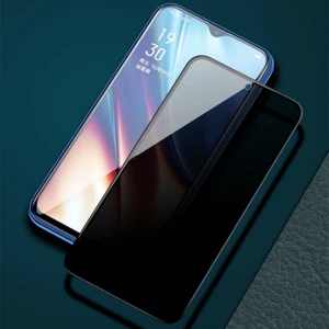 Black Silk Privacy Screen Protector Tempered Glass For OnePlus 1+8T 6 7 Anti-Spy - Picture 1 of 8