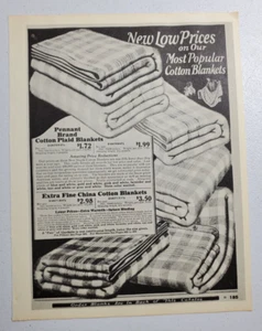 1927 Sears Rehbock Baumwolldecken/Krippendecken Werbung - Bild 1 von 2