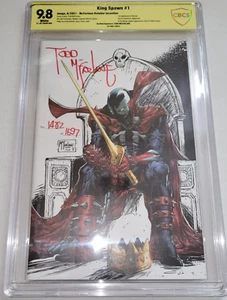 King Spawn #1 McFarlane Retailer Incentive Variant CBCS 9.8 Signed by Todd - Picture 1 of 4