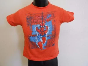 NEW MARVEL COMICS THE AMAZING SPIDERMAN KID KIDS SIZE 5/6 SHIRT 69Qi - Picture 1 of 1