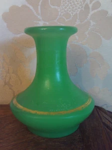 Ancien petit vase ou flacon en opaline ouraline - Picture 1 of 7