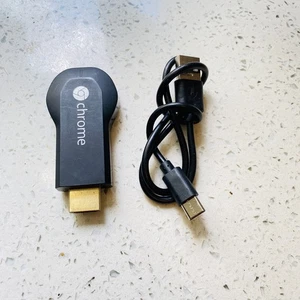 Google Chrome Chromecast H2G2-42 HDMI Streaming Media Player Stick & Pwr Cord - Picture 1 of 3