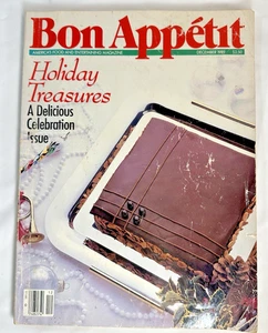Vintage Bon Appetit Magazine Holiday Treasures Christmas December 1989 - Picture 1 of 2