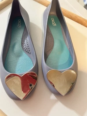 Oka B Blue Jelly Ballerina Flats Size 9 - Image 1 of 3
