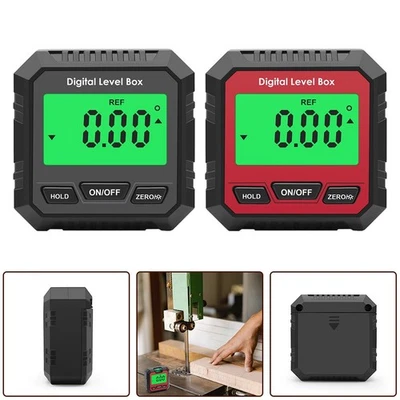 Efficient Magnetic Angle Protractor LCD Display Inclinometer Instrument - Imagen 1 de 4