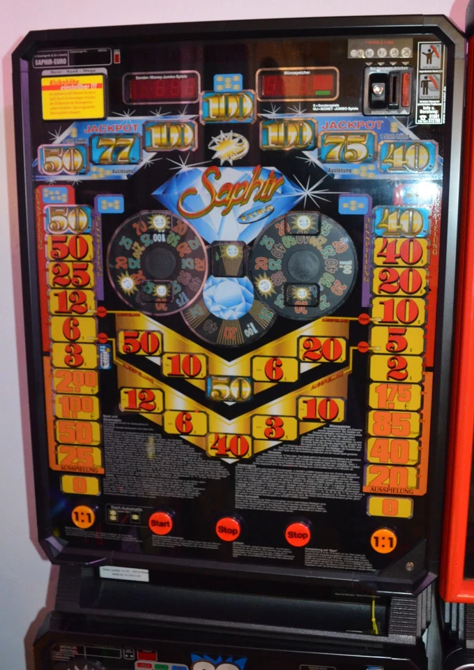 Merkur Saphir Euro Geldspielgerät Geldspieler Spielautomat - Bild 1 von 1
