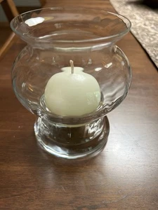 Studio Nova Rialto Crystal Vase/Votive, 5" with Box - Made in Czech Republic - Picture 1 of 6