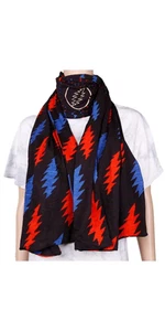 GRATEFUL DEAD LONG LIGHTNING BOLT SCARF-MASK,HEADBAND, SCARF- COTTON- Hippie - Picture 1 of 1
