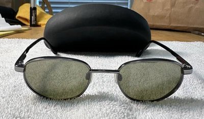 SERENGETI Georgetown Sunglasses GUNMETAL Frame,OLIVE GREEN CRYSTAL LENS  GG6537 - Image 1 of 4