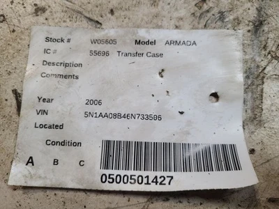 Estuche de transferencia compatible con 04-07 INFINITI QX56 1843210 Foto 1 de 4