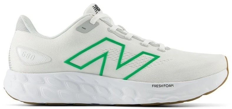 Size 10.5 - New Balance Fresh Foam 680v8 White Kelly Green