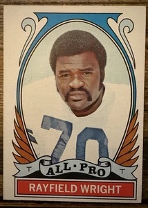 Rayfield Wright 1972 Topps High Number #266 Dallas Cowboys HOF ROOKIE Tough SP - Bild 1 von 2