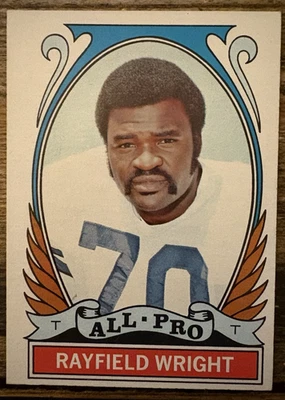 RAYFIELD WRIGHT 1972 Topps High Number #266 Dallas Cowboys HOF ROOKIE Tough SP - Image 1 of 2