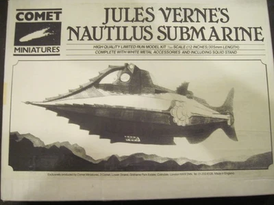 Vintage Comet Miniatures  1/350  20,000 Leagues Under The Sea Nautilus Submarine - Image 1 of 4