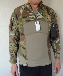 Neu Massif Army Combat Shirt FR 1/4 Zip cam. Flammhemmender mittlerer Mannschaftssoldat - Bild 1 von 7