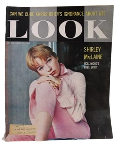 LOOK MAGAZINE 15 SEPTEMBER 1959 VINTAGE NEWS CURRENT EVENTS- SHIRLEY MACLAINE - Picture 1 of 9