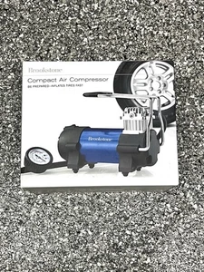 New Brookstone Automotive Tire Compact Air Compressor 12V Car Outlet NOS - Picture 1 of 7