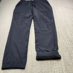 Eddie Bauer Pants Women 12 Flexion Fleece Lined Polor Performance Elastic Waist - Picture 1 of 11